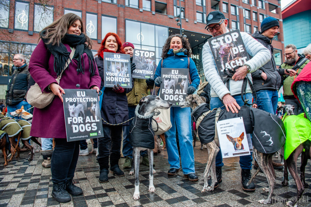 Wereldwijd 90 protestmarsen voor bescherming van Spaanse jachthonden | Foto: Romy Fernández
